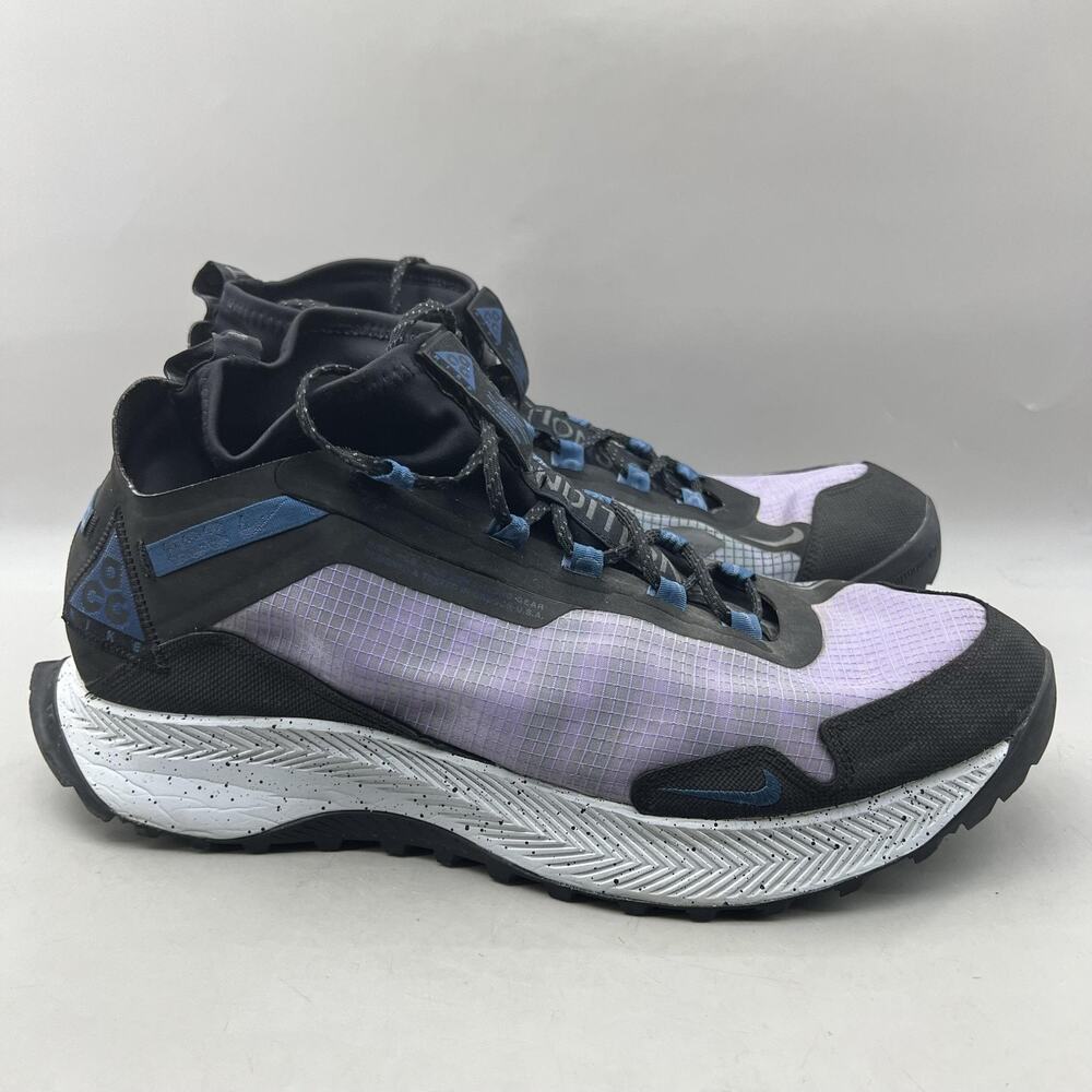 Nike ACG Zoom Terra Zaherra Hiking Shoes Men Size 14 Purple Comfort Mid Sneakers